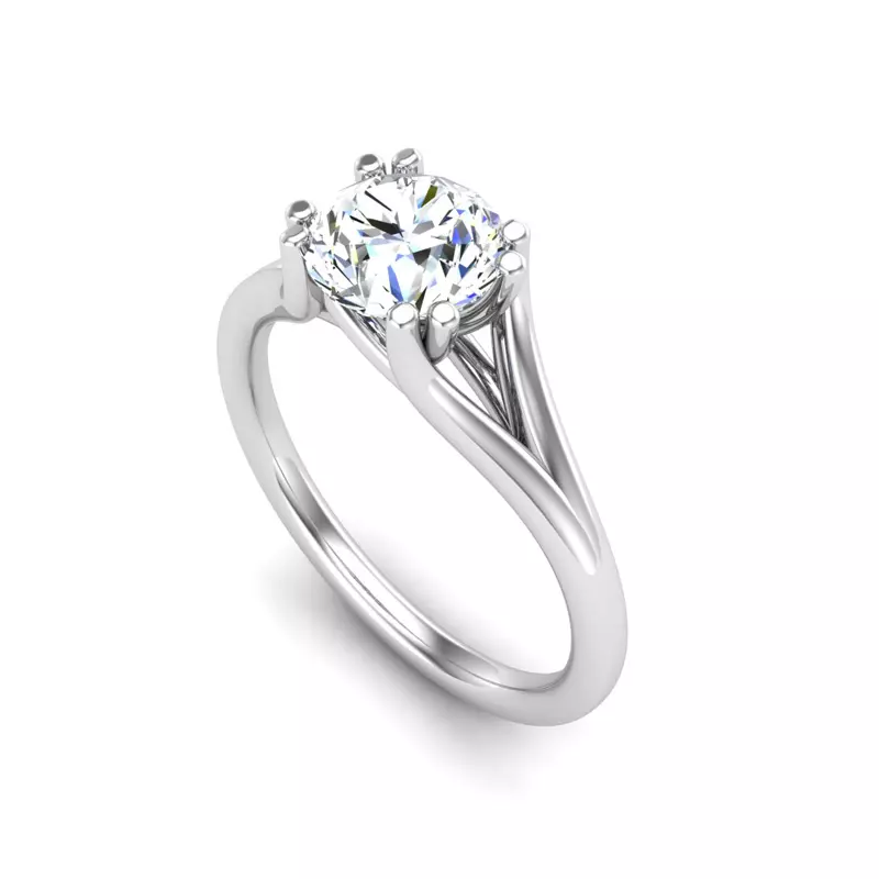 Platinum Faith Solitaire Engagement Ring