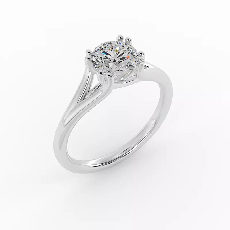 Platinum Faith Solitaire Engagement Ring