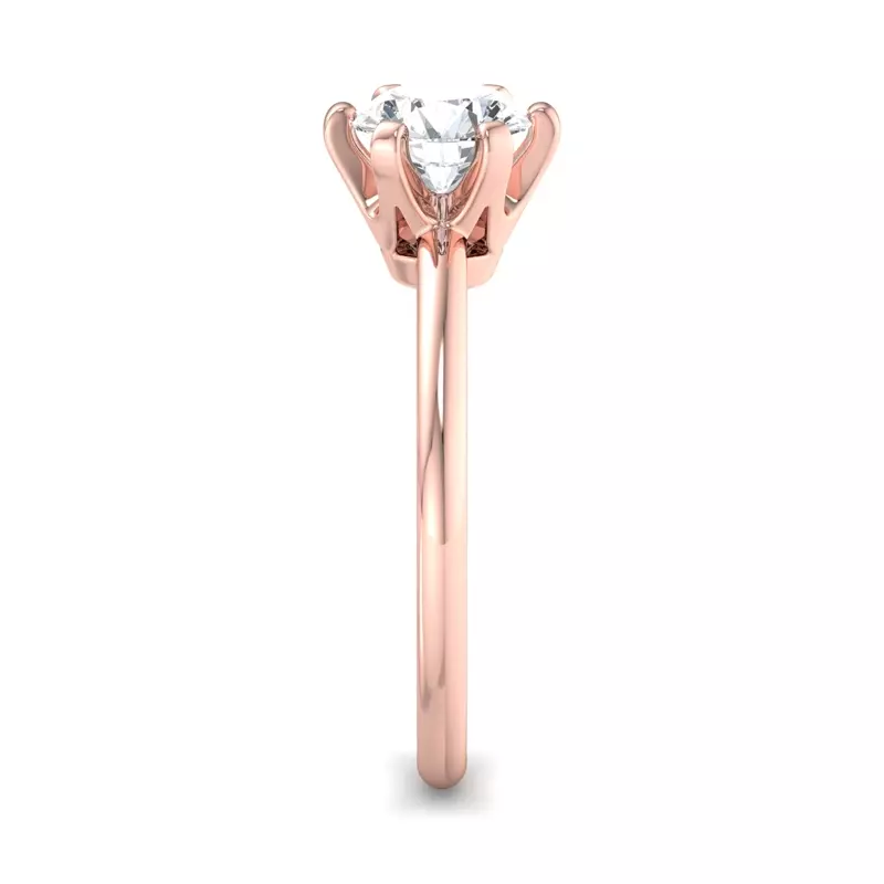 14K Rose Gold Amaya Solitaire Engagement Ring