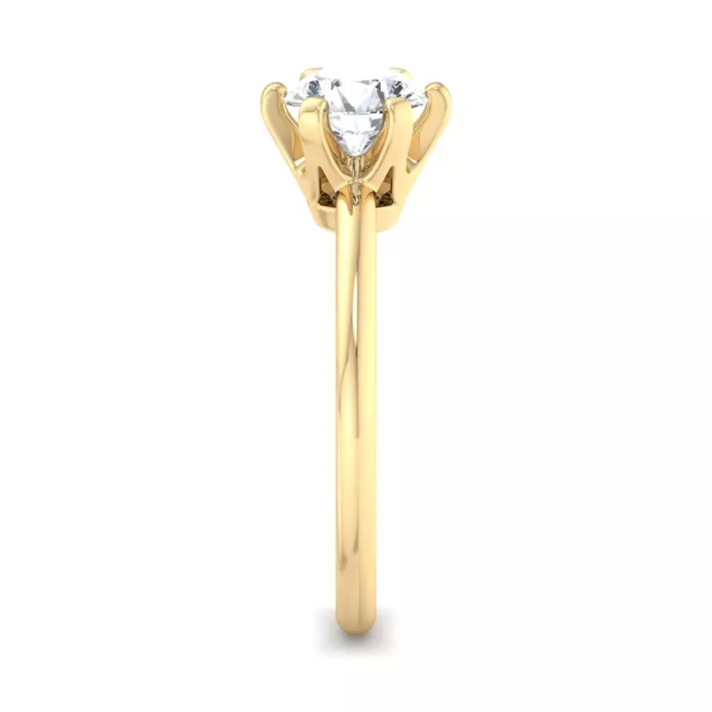 14K Yellow Gold Amaya Solitaire Engagement Ring