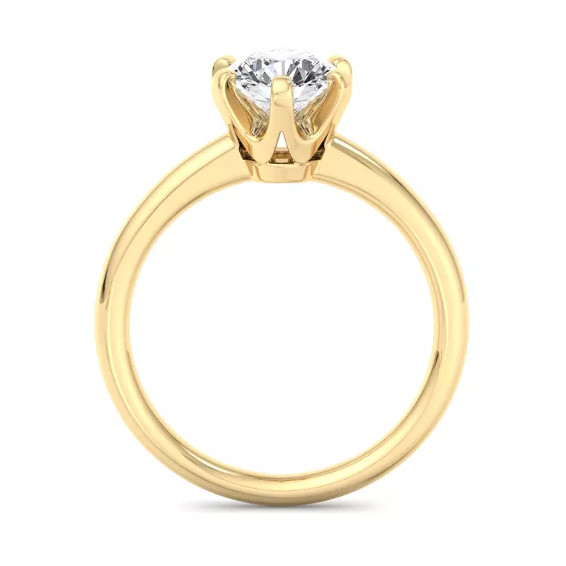14K Yellow Gold Amaya Solitaire Engagement Ring