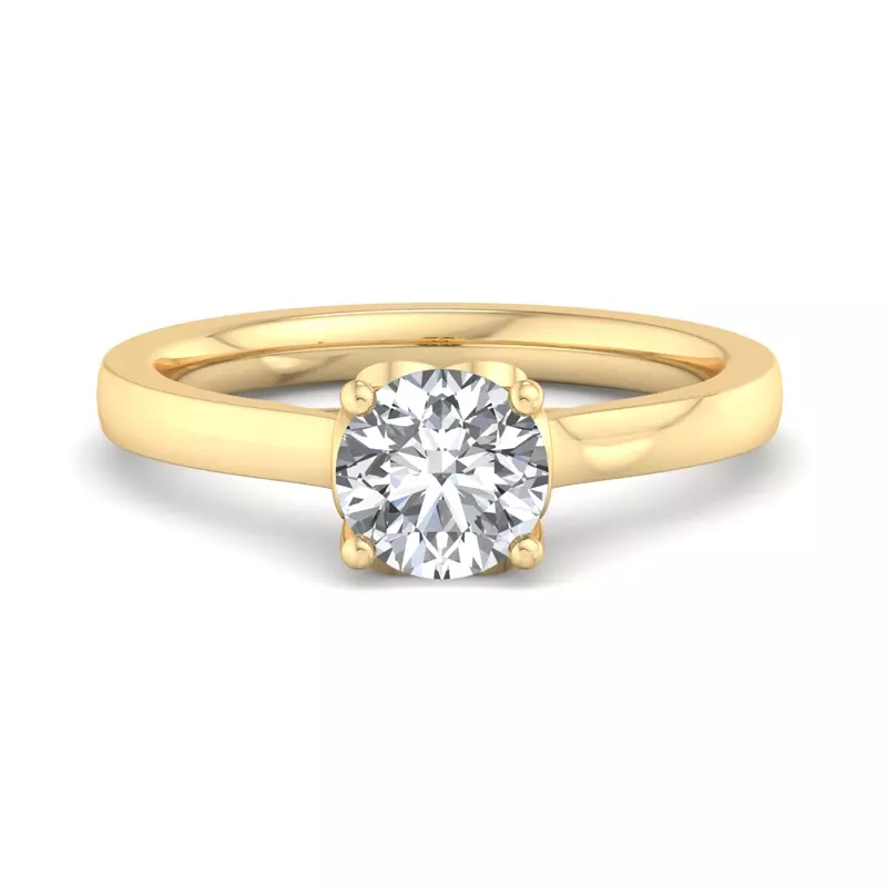14K Yellow Gold Reese Solitaire Engagement Ring