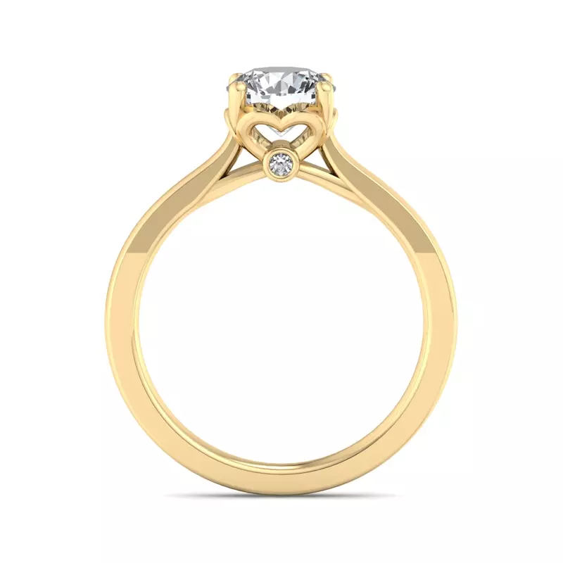 14K Yellow Gold Reese Solitaire Engagement Ring