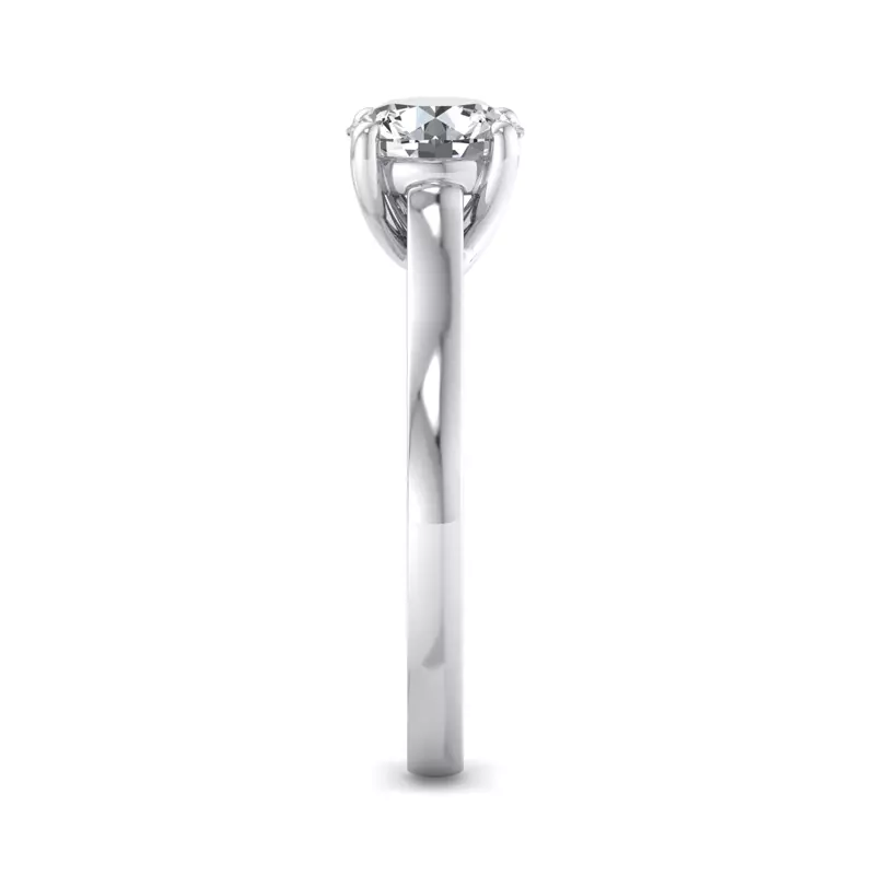 14K White Gold Cecilia Solitaire Engagement Ring