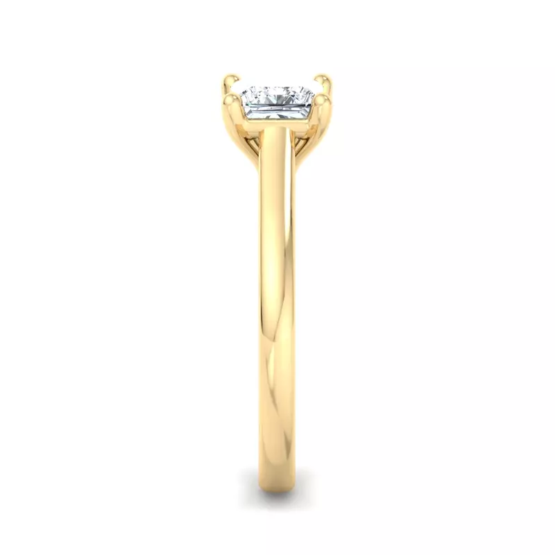 14K Yellow Gold Summer Solitaire Engagement Ring