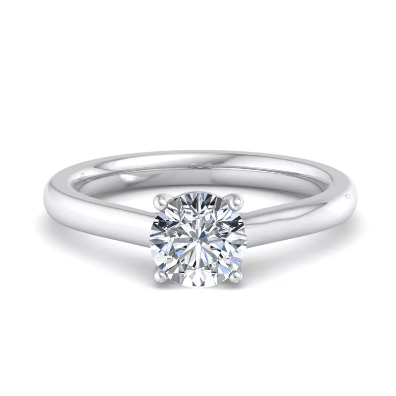 Platinum Summer Solitaire Engagement Ring