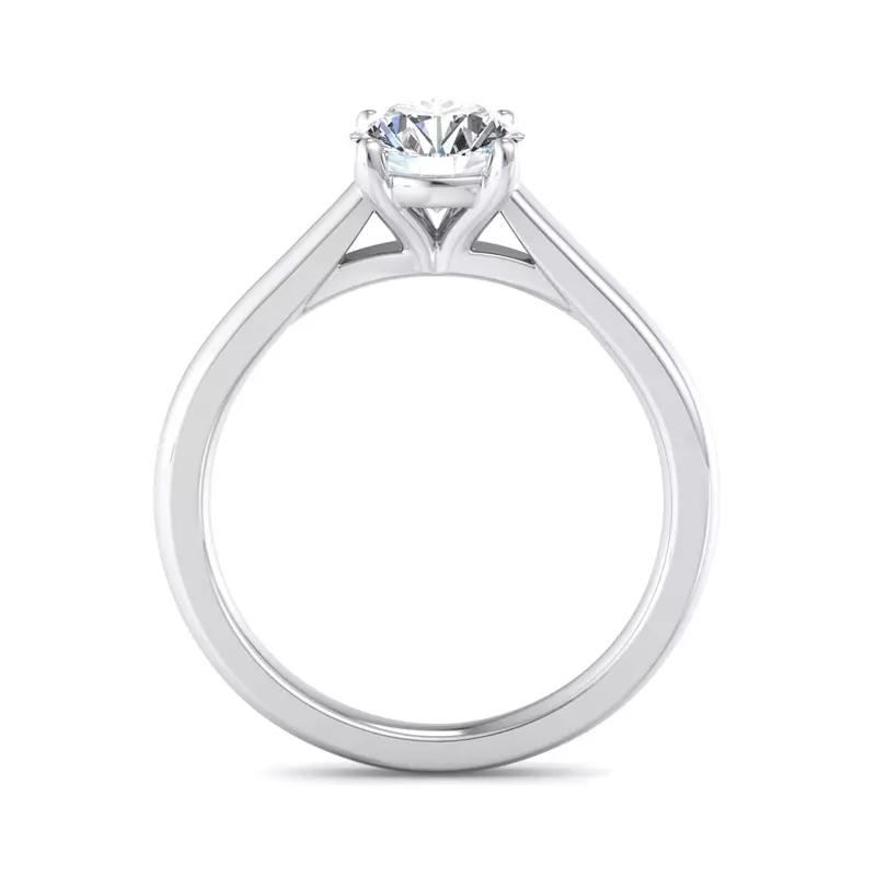 Platinum Summer Solitaire Engagement Ring