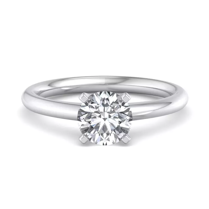 Platinum Valeria Solitaire Engagement Ring