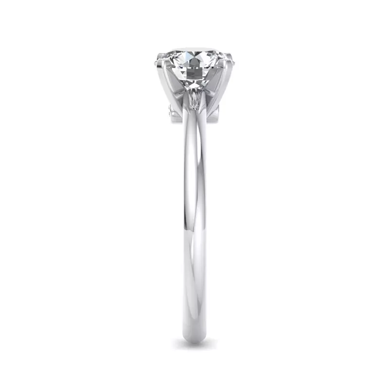 Platinum Valeria Solitaire Engagement Ring