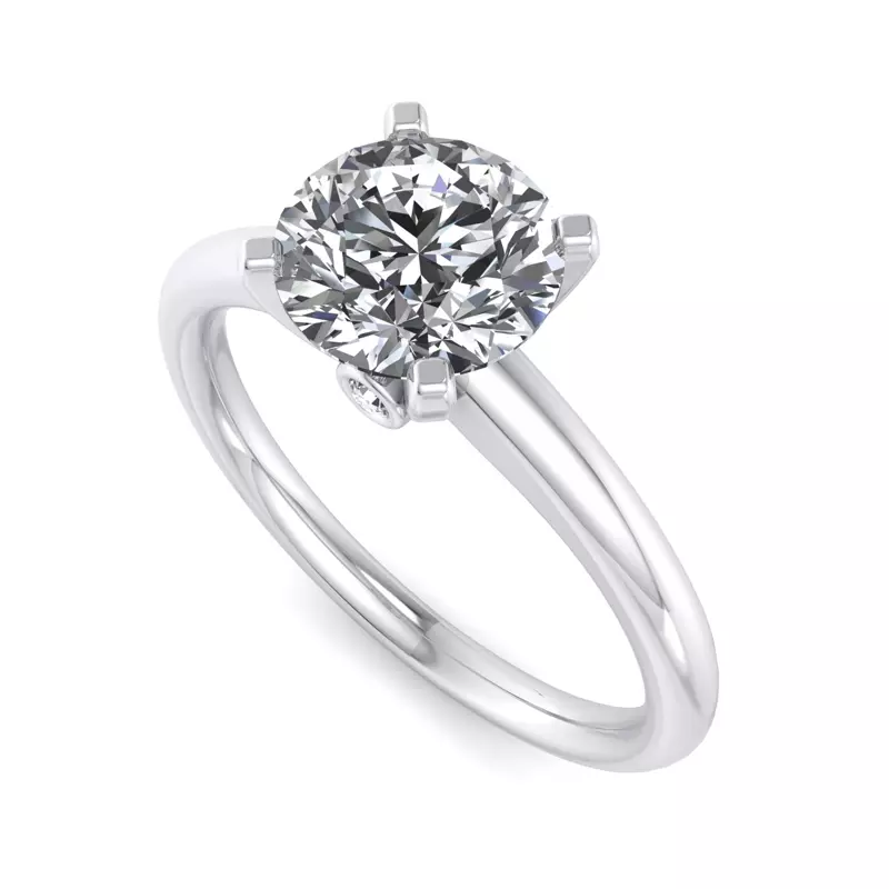 Platinum Valeria Solitaire Engagement Ring