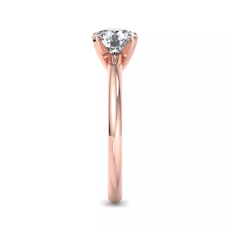 14K Rose Gold Norah Solitaire Engagement Ring