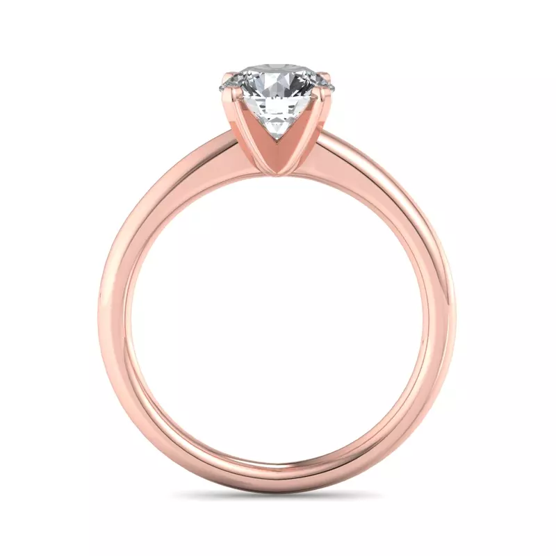 14K Rose Gold Norah Solitaire Engagement Ring