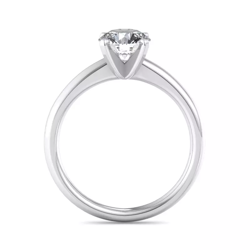 14K White Gold Norah Solitaire Engagement Ring