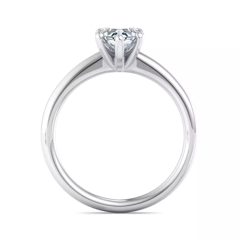 14K White Gold Norah Solitaire Engagement Ring