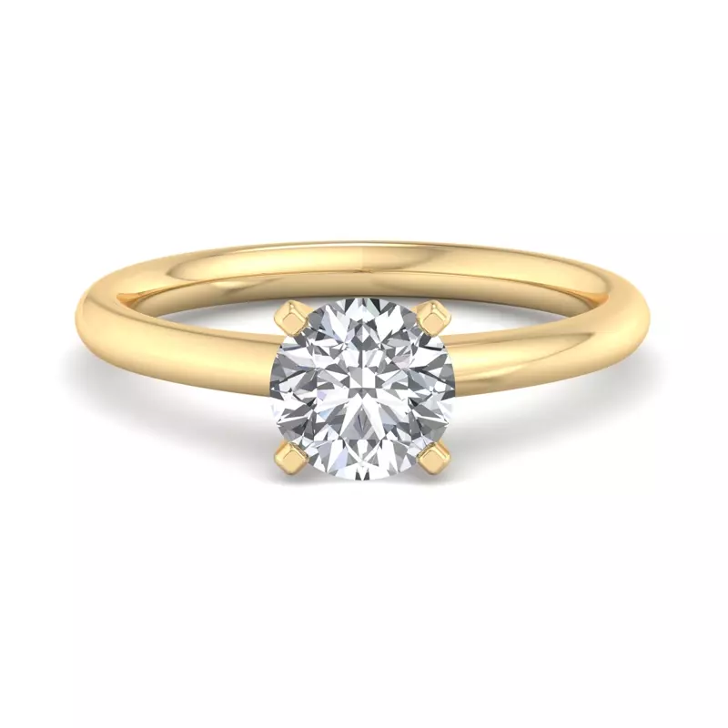 18K Yellow Gold Norah Solitaire Engagement Ring