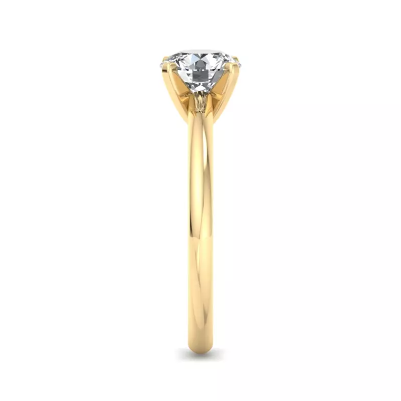 18K Yellow Gold Norah Solitaire Engagement Ring
