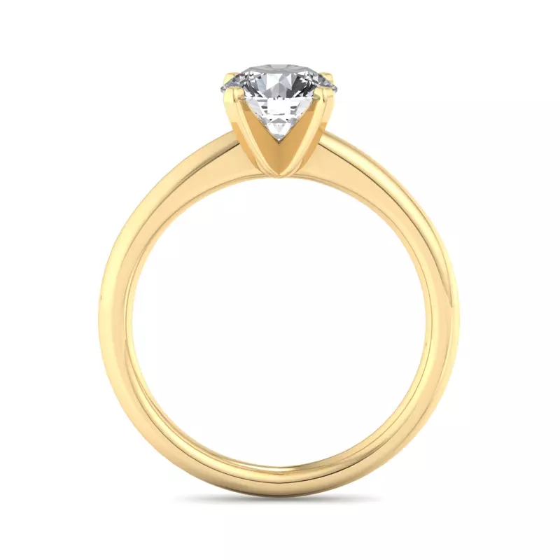 18K Yellow Gold Norah Solitaire Engagement Ring