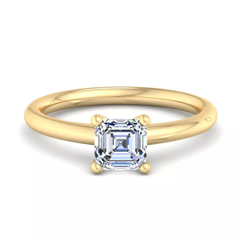 18K Yellow Gold Norah Solitaire Engagement Ring