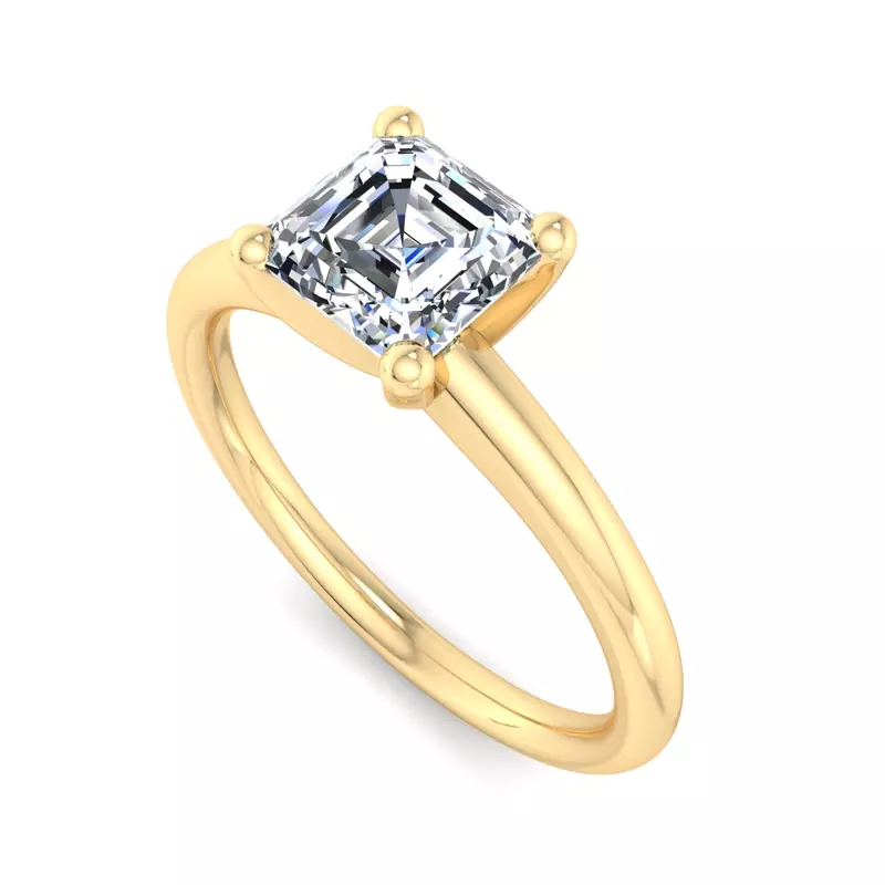 18K Yellow Gold Norah Solitaire Engagement Ring