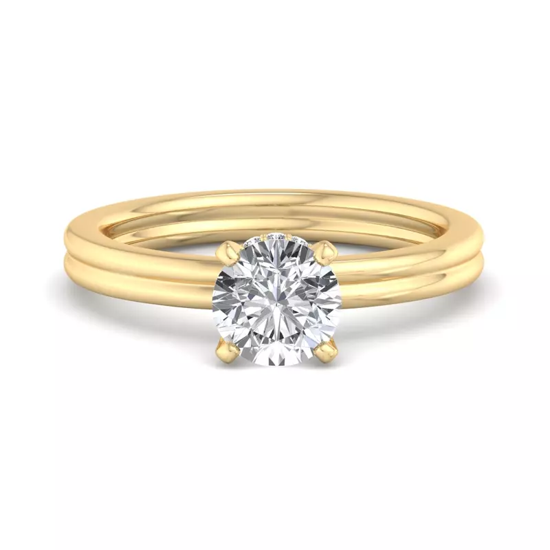 18K Yellow Gold Isabel Solitaire Engagement Ring