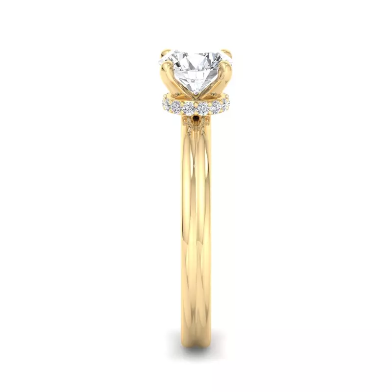 18K Yellow Gold Isabel Solitaire Engagement Ring