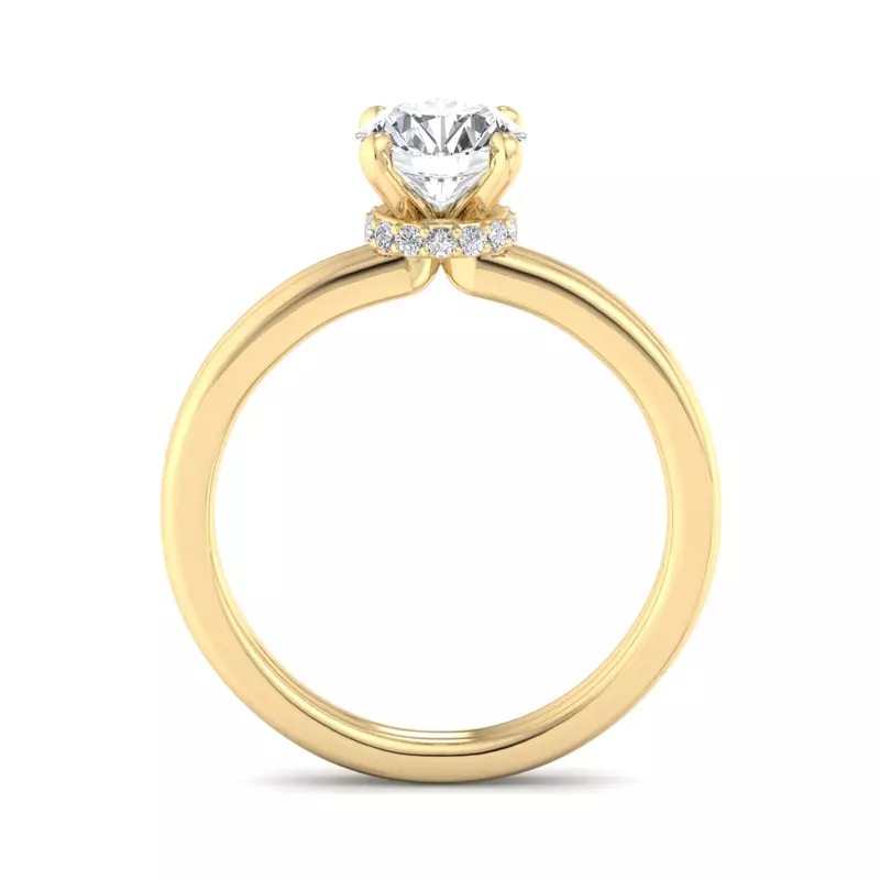 18K Yellow Gold Isabel Solitaire Engagement Ring