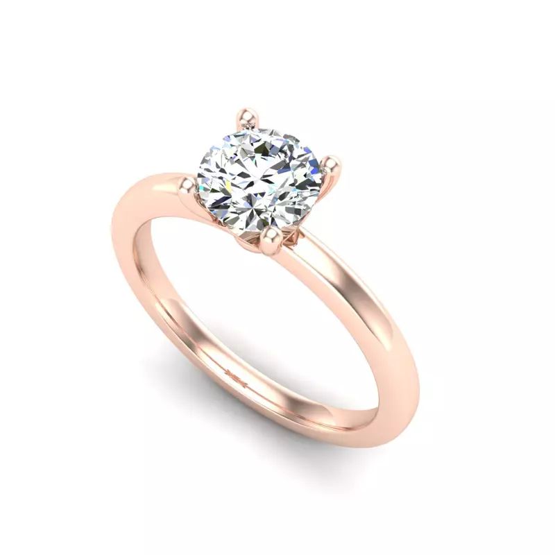 14K Rose Gold Phoebe Engagement Ring
