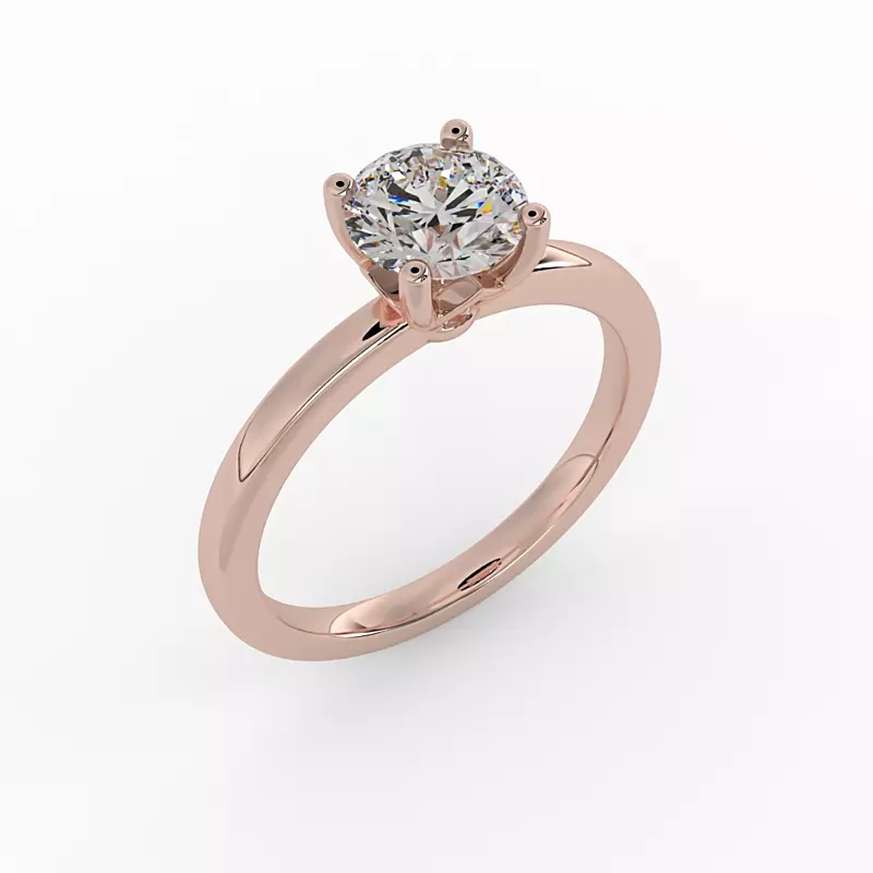 14K Rose Gold Phoebe Engagement Ring