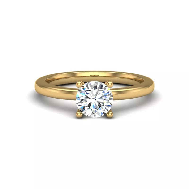14K Yellow Gold Phoebe Engagement Ring
