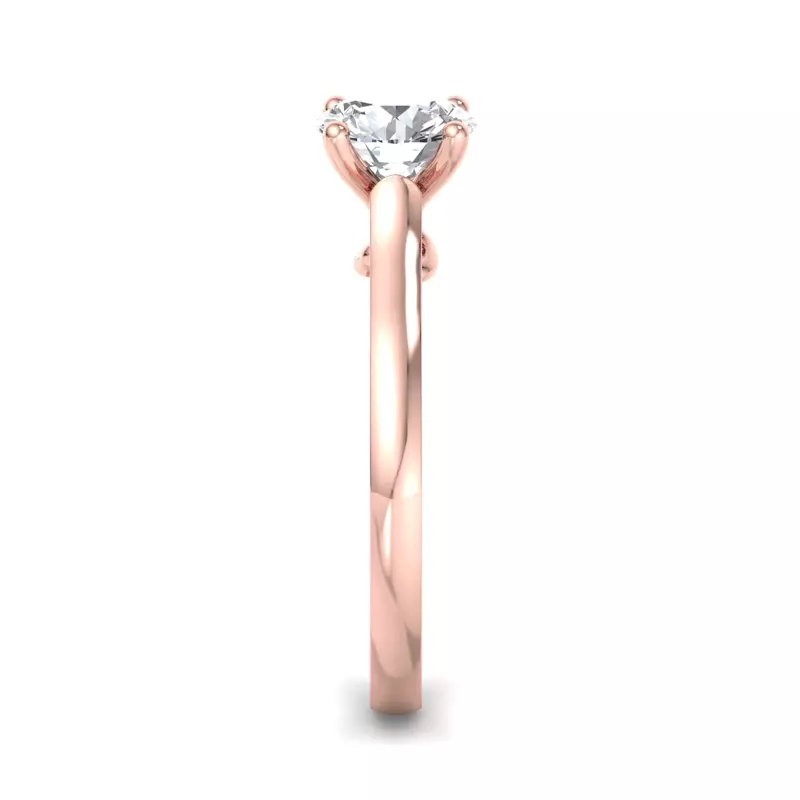 14K Rose Gold Callie Solitaire Engagement Ring