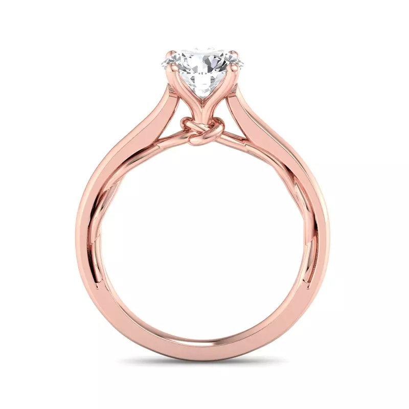 14K Rose Gold Callie Solitaire Engagement Ring
