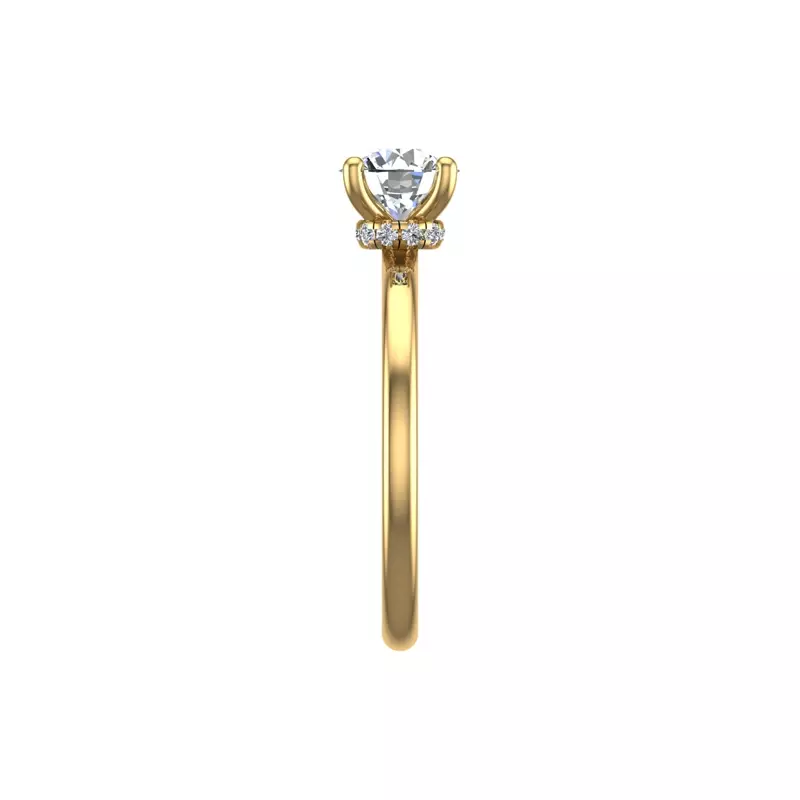 18K Yellow Gold Sienna Solitaire Engagement Ring