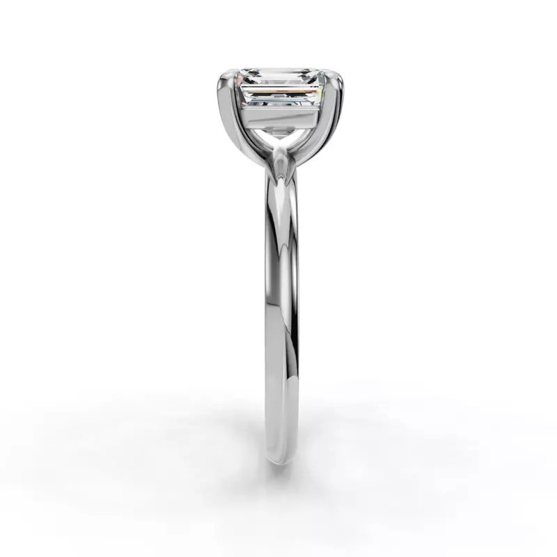 14K White Gold Bella Solitaire Engagement Ring