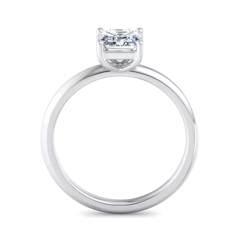 14K White Gold Bella Solitaire Engagement Ring