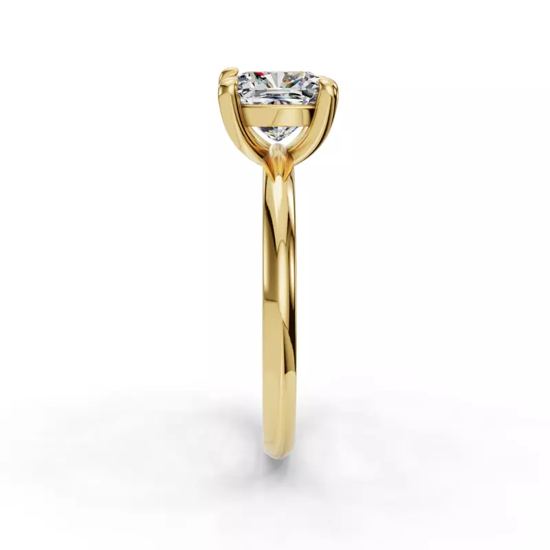 14K Yellow Gold Bella Solitaire Engagement Ring