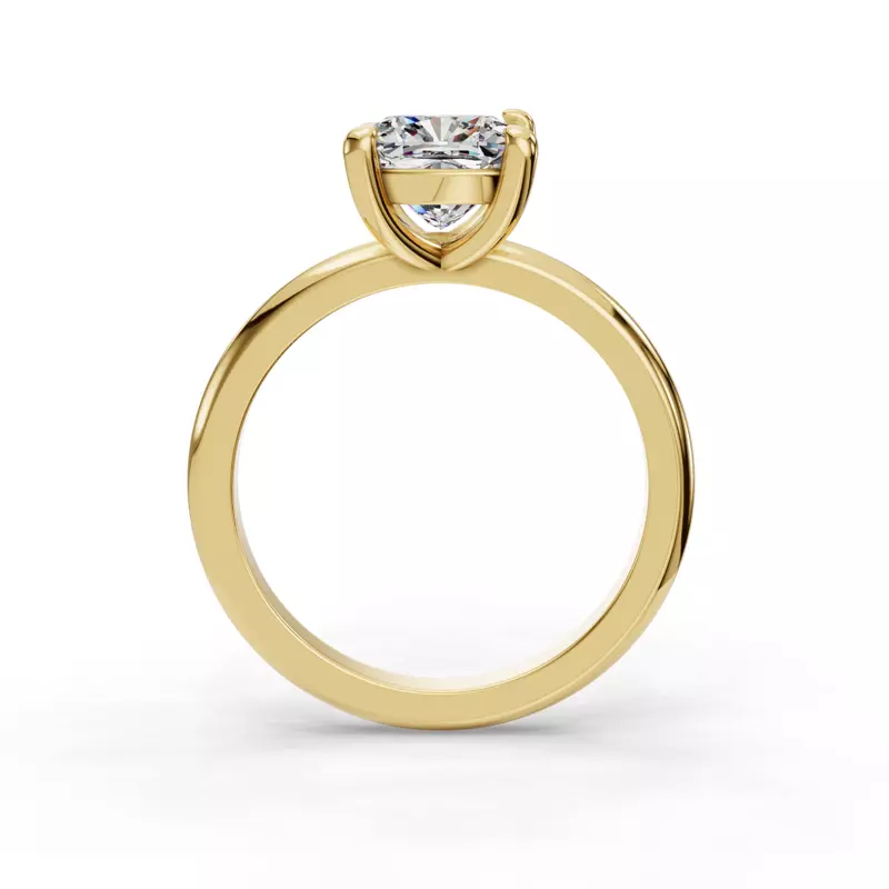 14K Yellow Gold Bella Solitaire Engagement Ring