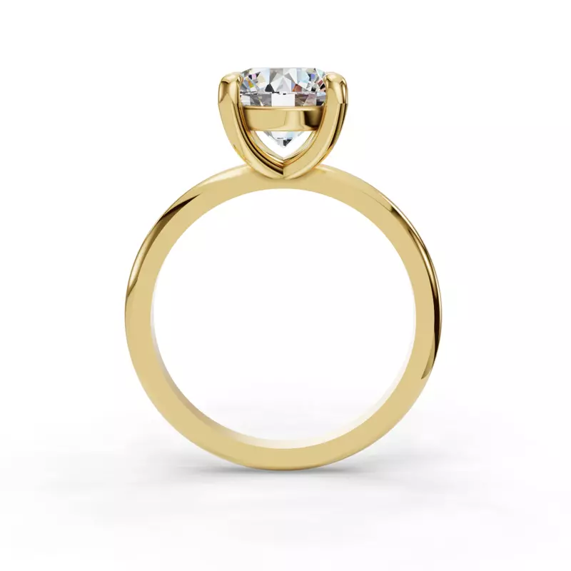 14K Yellow Gold Bella Solitaire Engagement Ring
