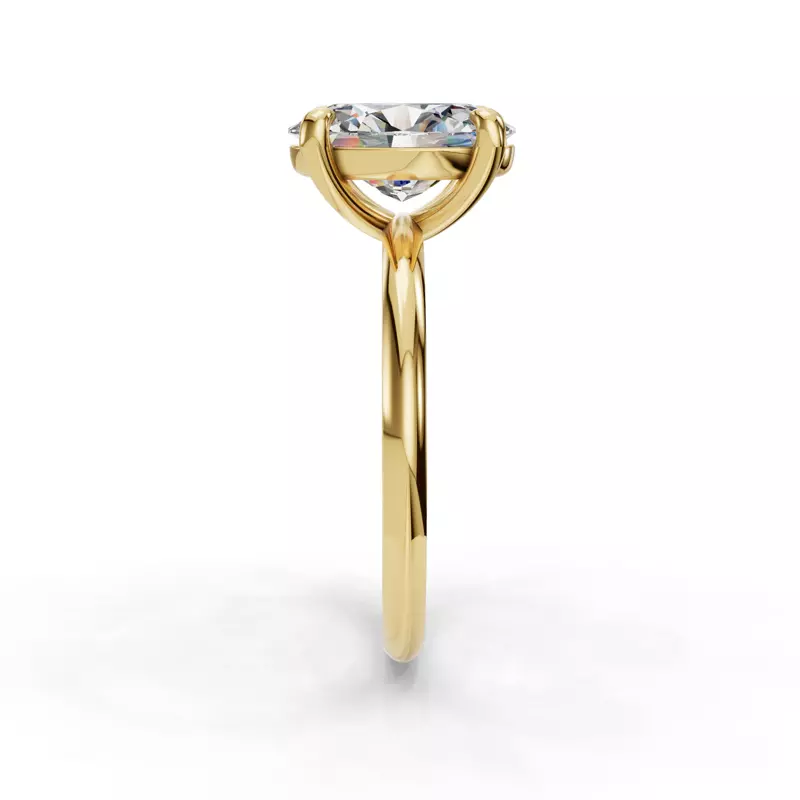 14K Yellow Gold Bella Solitaire Engagement Ring