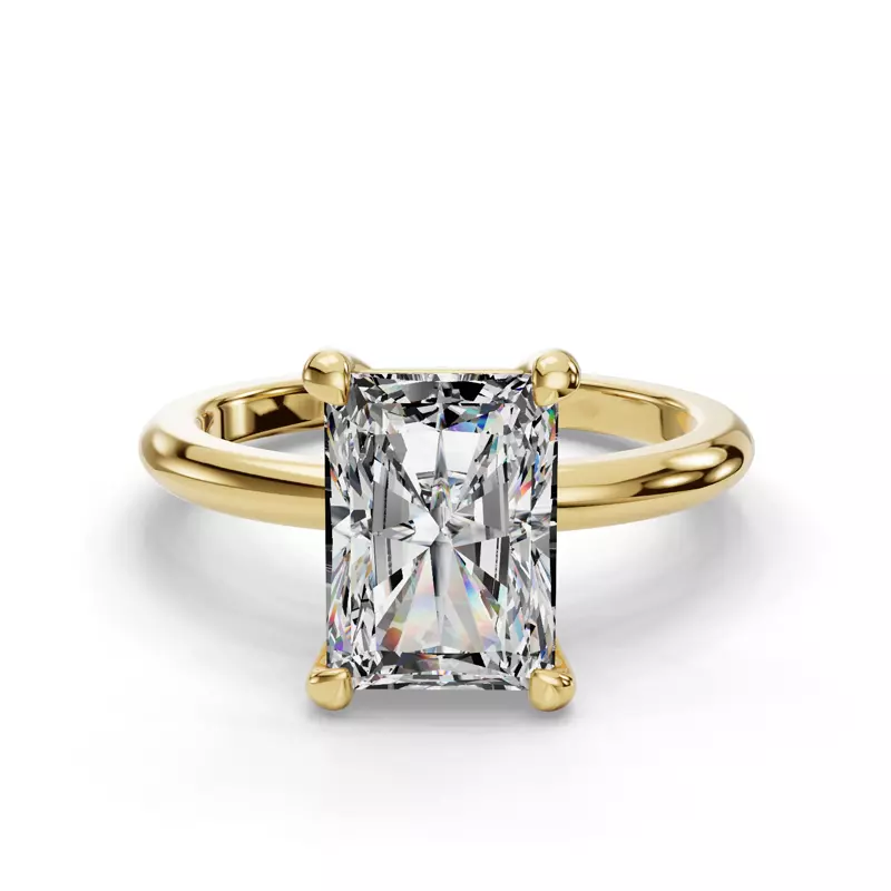 14K Yellow Gold Bella Solitaire Engagement Ring