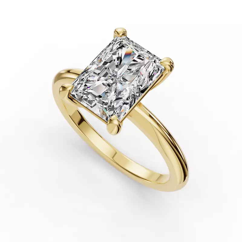 14K Yellow Gold Bella Solitaire Engagement Ring