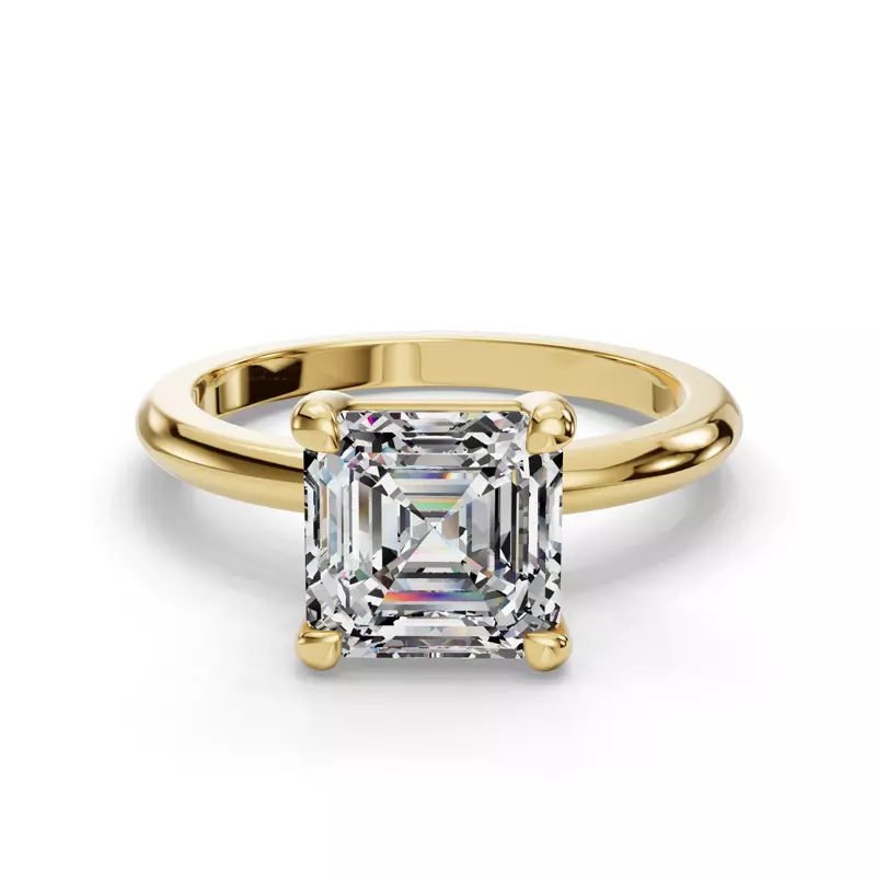 14K Yellow Gold Bella Solitaire Engagement Ring