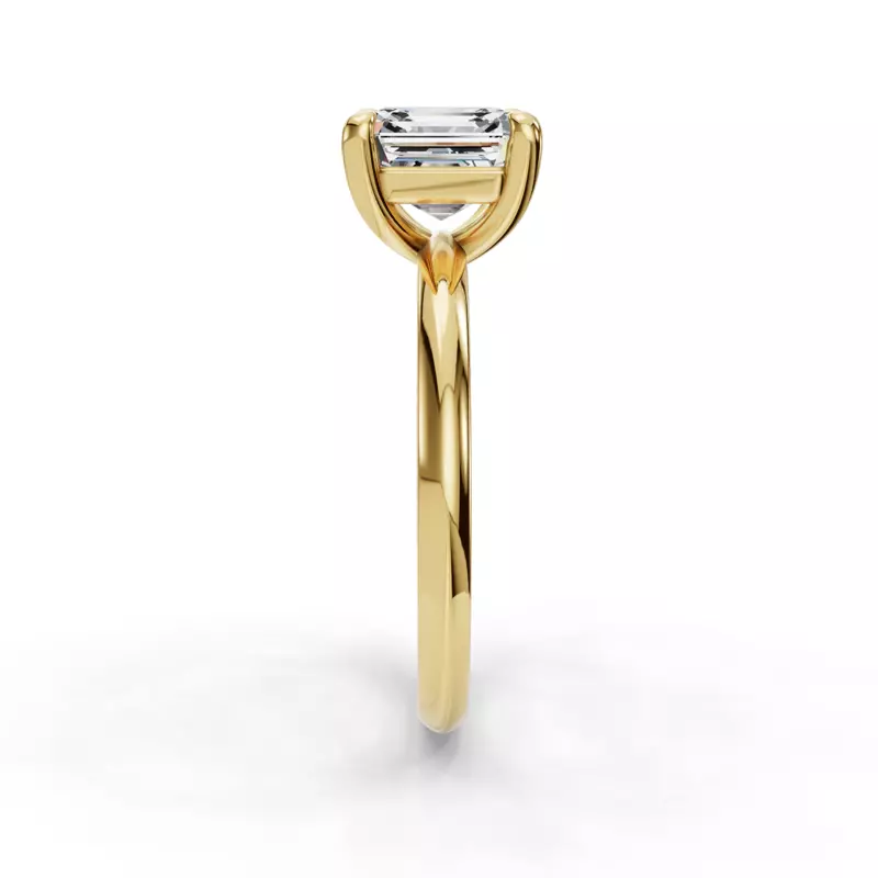 14K Yellow Gold Bella Solitaire Engagement Ring