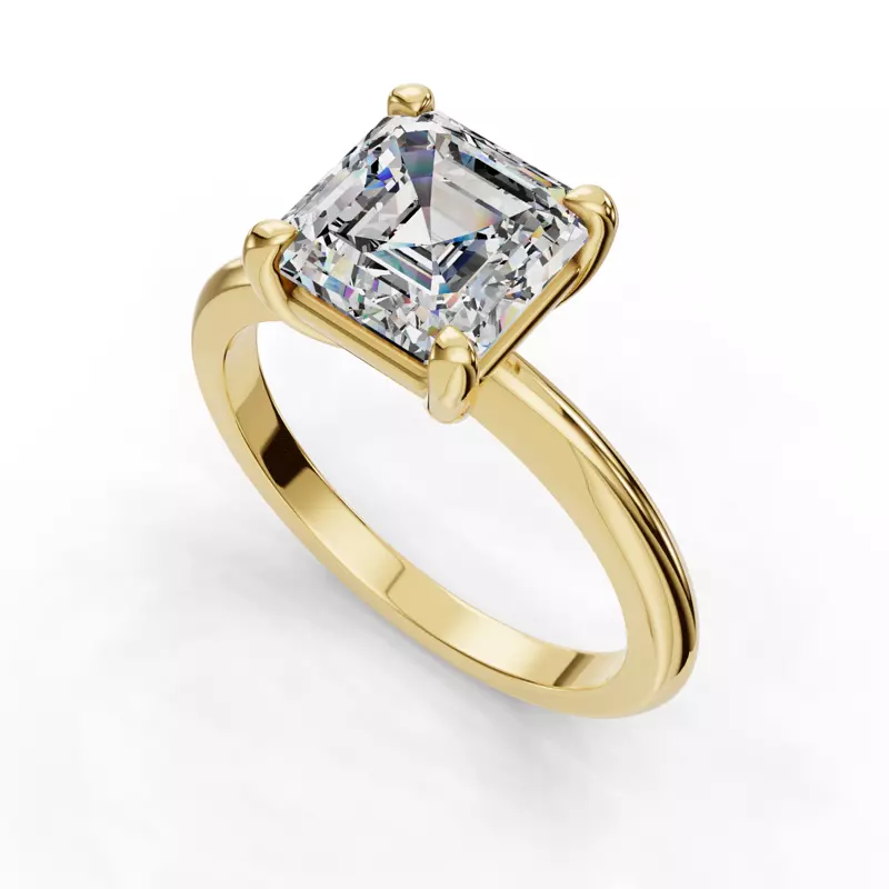 14K Yellow Gold Bella Solitaire Engagement Ring
