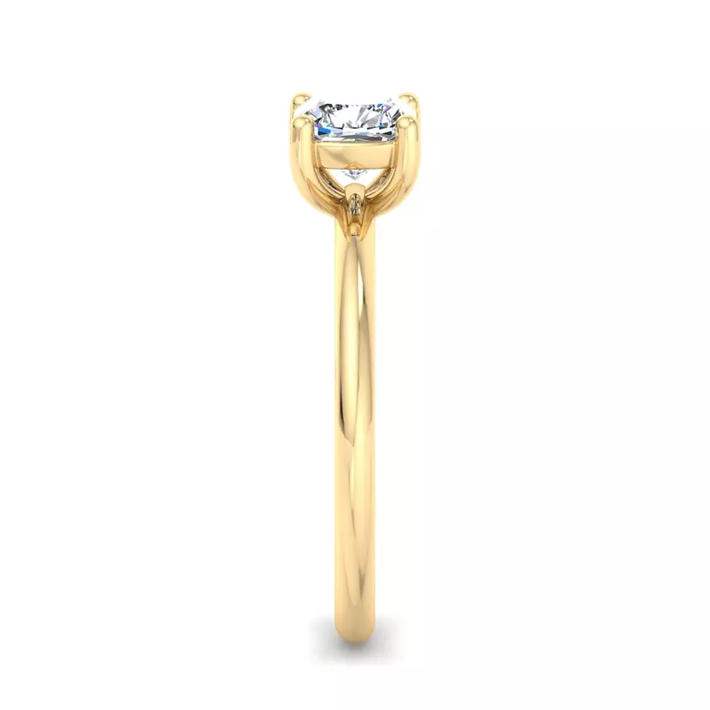 18K Yellow Gold Bella Solitaire Engagement Ring