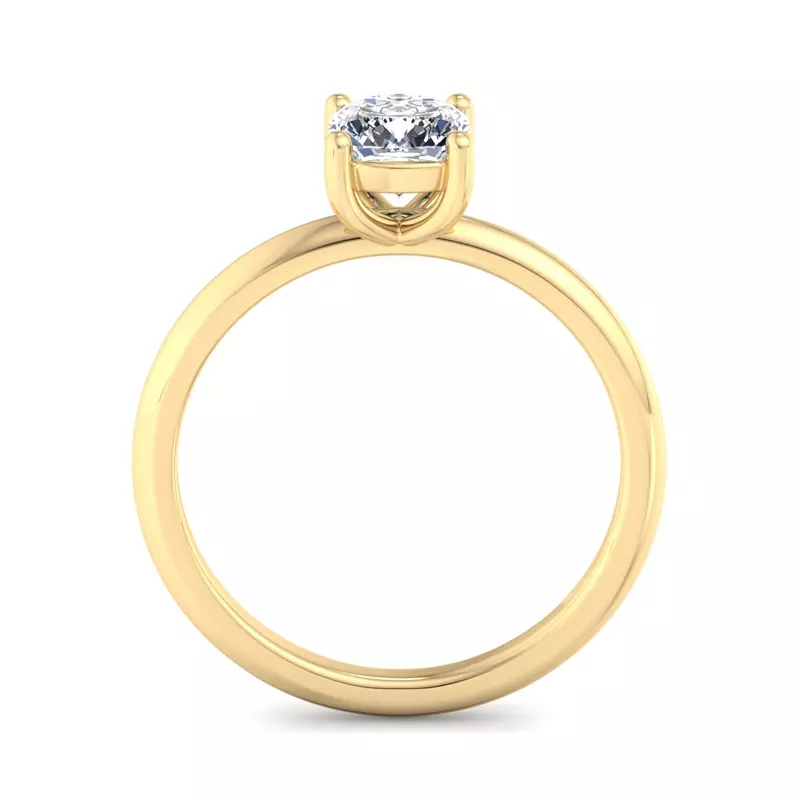 18K Yellow Gold Bella Solitaire Engagement Ring