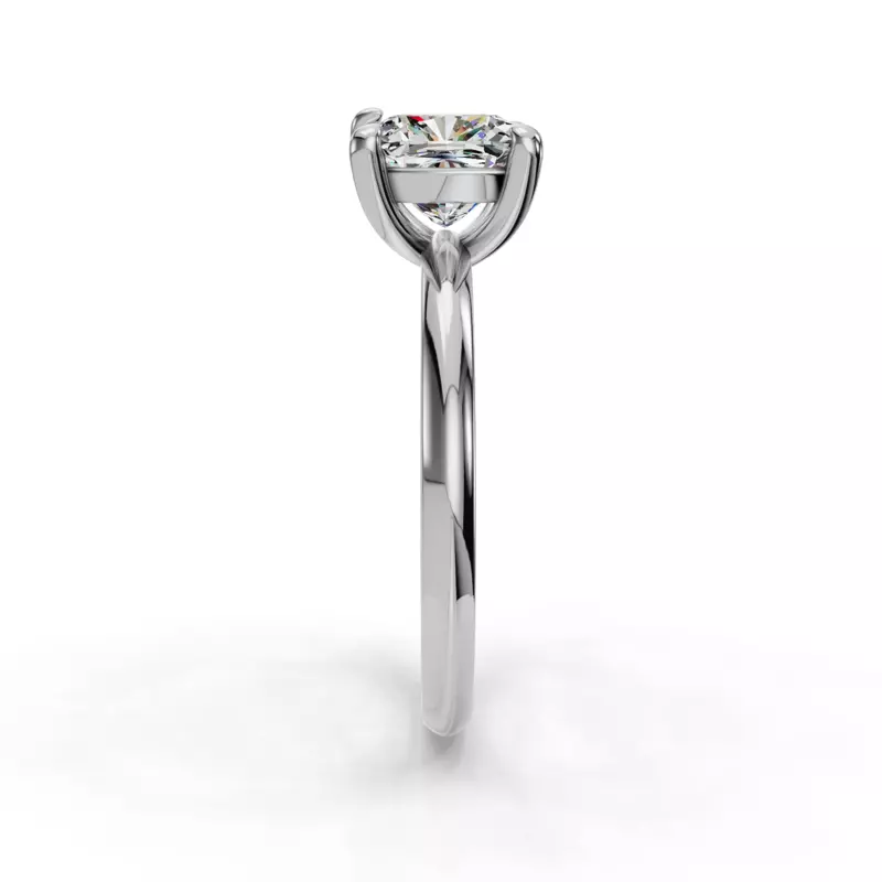Platinum Bella Solitaire Engagement Ring