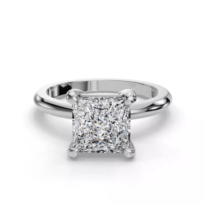 Platinum Bella Solitaire Engagement Ring