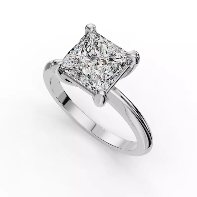 Platinum Bella Solitaire Engagement Ring