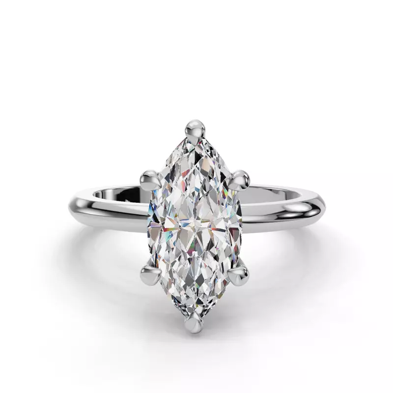 Platinum Bella Solitaire Engagement Ring
