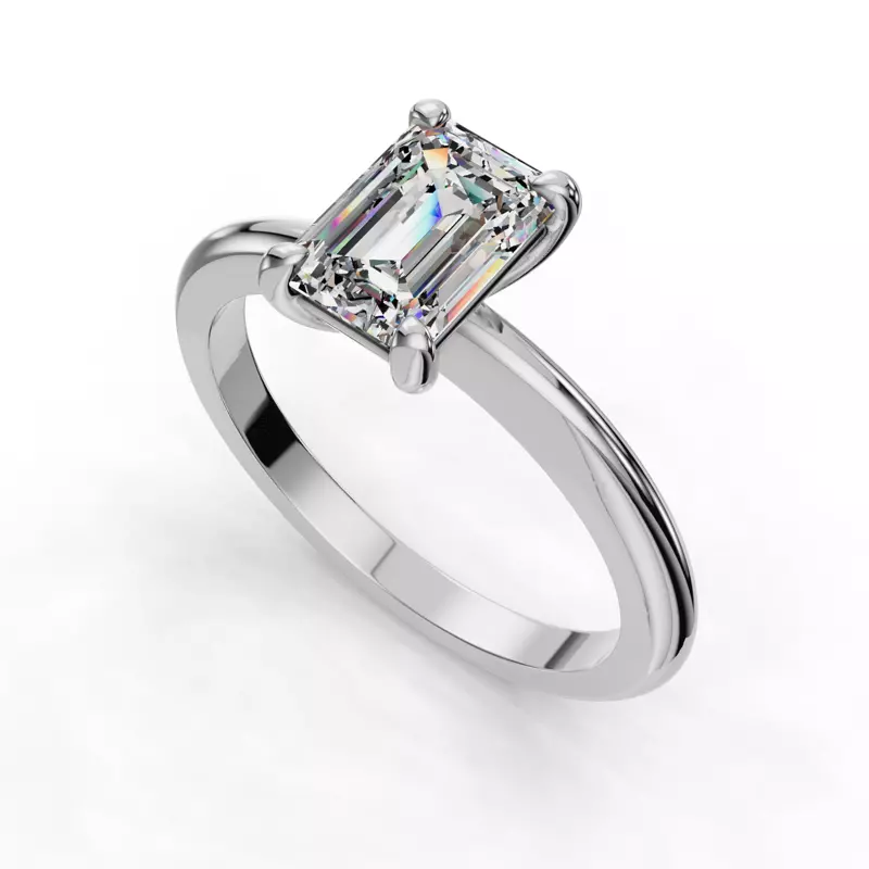 Platinum Bella Solitaire Engagement Ring